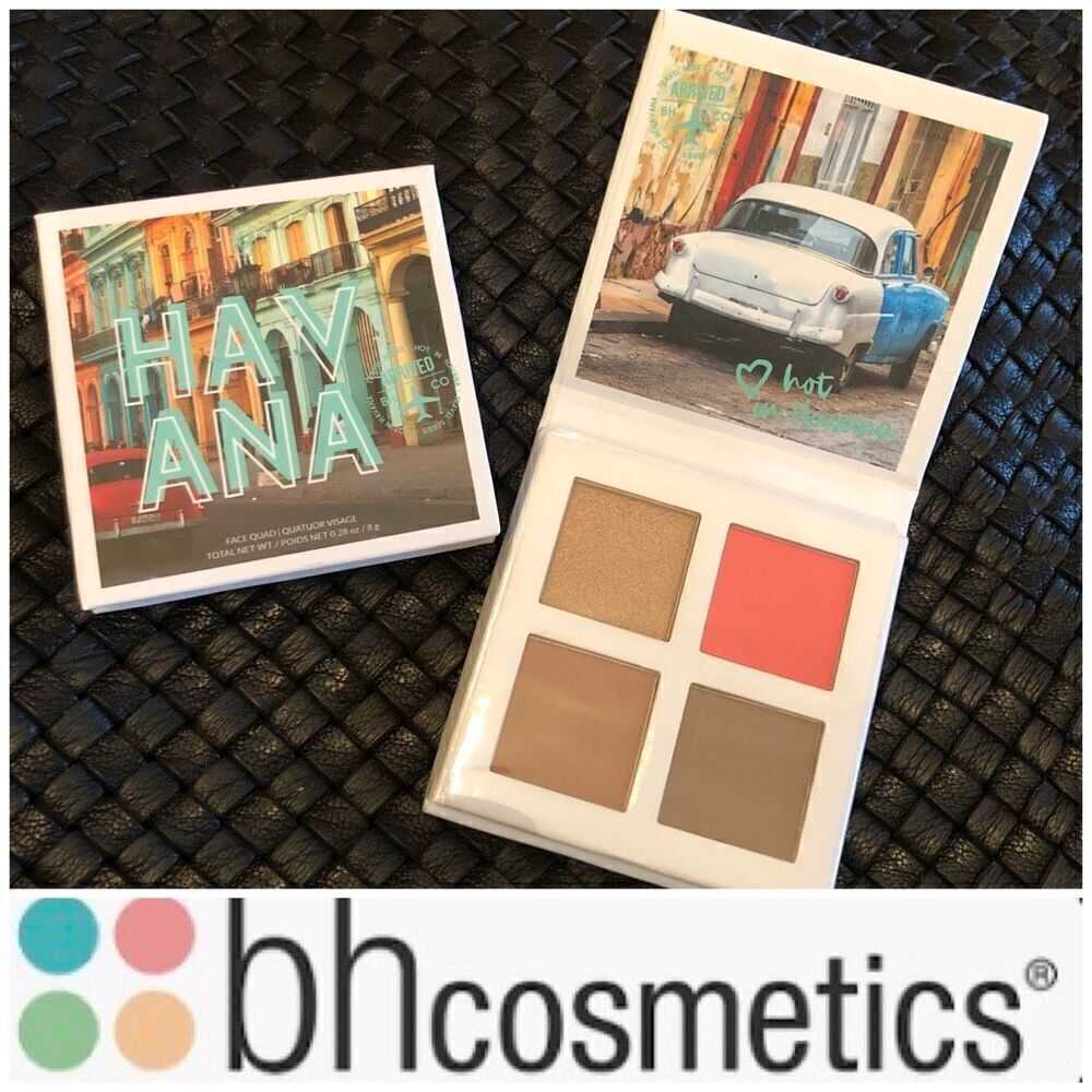 BH COSMETICS - NWT -🎉HP🎉Set of 2 Hot in Havana Face Quad. So Cute & Versatile